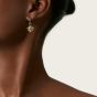 John Hardy Women's Classic Chain 18K Yellow Gold & Sterling Silver Hammered Cluster Drop Earrings EZ90515