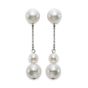 James Free Multiple White Freshwater Pearl Dangle Earrings