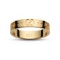 Gucci Icon Ring with Thin Double G Engraved in 18kt Yellow Gold YBC073230001