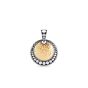 John Hardy Women's Dot 18K Yellow Gold & Sterling Silver Hammered Round Enhancer HZ30071
