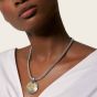 John Hardy Women's Dot 18K Yellow Gold & Sterling Silver Hammered Round Enhancer HZ30071