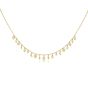 James Free 14K Yellow Gold Lunar, Evil Eye, and Hamsa Charm Necklace 