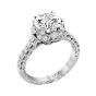Jack Kelege Platinum Diamond Engagement Ring