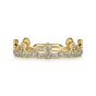 Gabriel & Co. 14K Yellow Gold Diamond Crown Ring LR50885Y45JJ