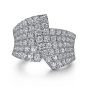 Gabriel & Co. 14K White Gold Diamond Pave' Wide band LR52185W45JJ