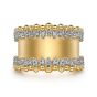 Gabriel & Co. 14K Yellow Gold Bujukan Diamond Ring LR52361Y45JJ