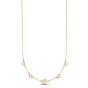 James Free 14K Yellow Gold Graduating 5 Pearl Necklace - FINAL SALE 