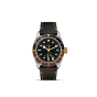 TUDOR Black Bay GMT S&G 41 mm steel case, Brown leather strap M79833MN-0003