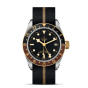 TUDOR Black Bay GMT S&G 41 mm steel case, Black fabric strap with beige band M79833MN-0004