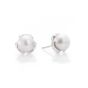 Mikimoto Embrace South Sea Pearl & Diamond Stud Earrings
