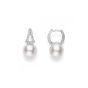 Mikimoto Akoya Pearl Diamond Earrings in White Gold