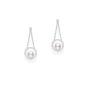 Mikimoto 18K White Gold Akoya & Diamond Dangle Earrings MEA10315ADXW
