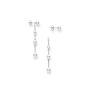 Mikimoto 18K White Gold Four Akoya Dangle Earrings MEQ10023AXXW