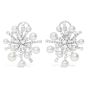 Mikimoto Akoya Pearl and Diamond Earring A+