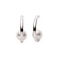 Mikimoto 18K White Gold Huggie Earrings With 7.5mm Akoya Pearls MEQ10097AXXW