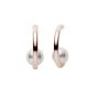 Mikimoto 18K Rose Gold Huggie Earrings With 7.5mm Akoya Pearls MEQ10097AXXZ