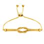 James Free 14K Yellow Gold Love Knot Bolo Bracelet - FINAL SALE