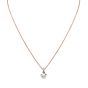 Mikimoto 18K Rose Gold Akoya Twist Pendant Necklace MPA10025ADXZ