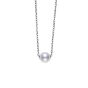 Mikimoto Akoya Cultured Pearl Pendant Necklace with 18K White Gold 8mm A+