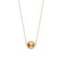 Mikimoto 18K Yellow Gold Necklace With 10mm Golden South Sea Pearl Pendant MPQ10060GXXK
