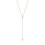 Mikimoto 18K Yellow Gold Akoya Lariat Necklace MPQ10102AXXK