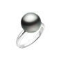 Mikimoto Black South Sea Pearl With 18K White Gold Band MRA10238BXXW