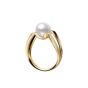 Mikimoto M Collection Yellow Gold Akoya Cultured Pearl Ring MRA10263ADXK