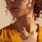 John Hardy Classic Chain Interlinking Necklace in Hammered Silver