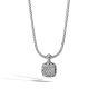 John Hardy Classic Chain Silver Pendant Necklace with Diamonds