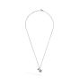 John Hardy Dot Pendant Hammered Silver Necklace 