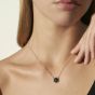 John Hardy Classic Chain Silver Black Gemstone Necklace NBS903954BLSBN