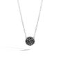 John Hardy Classic Chain Silver Black Gemstone Necklace NBS903954BLSBN