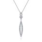 Gabriel & Co. 14K White Gold Diamond Lariat Necklace NK6652W45JJ