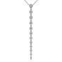 Gabriel & Co. 18K White Gold Diamond Station Y Necklace NK6684W84JJ