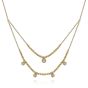 Gabriel & Co. 14K Yellow Gold Bujukan Bead and Diamond Two-Row Necklace NK6694Y45JJ