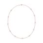 Mikimoto 18K Rose Gold 5.5mm Akoya Station Necklace PC158LZ