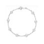 Mikimoto Akoya Pearl 5 x 5.5mm Station White Gold Bracelet