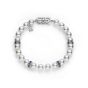 Mikimoto 18K White Gold Akoya Bracelet With Blue Sapphire Stations PDA90110SW