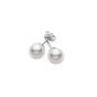 Mikimoto 18K White Gold 4mm-4.5mm Akoya Stud Earrings PES401W