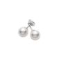 Mikimoto Akoya Pearl Stud Earrings with 18K White Gold 7.5-8mm A PES751W
