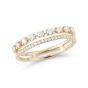 Dana Rebecca 14K Yellow Gold Ava Bea Double Row Ring