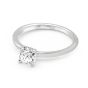 Momenti 14K White Gold 0.50 ct Round Brilliant Diamond Solitaire Ring 