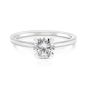 Momenti 14K White Gold 0.90 ct Round Brilliant Diamond Solitaire Ring