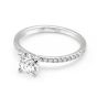 Momenti 14K White Gold 0.70 ct Round Brilliant Diamond Solitaire Ring