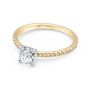 Momenti 14K Yellow Gold 0.51 ct Round Brilliant Diamond Solitaire Ring