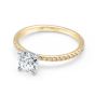 Momenti 14K Yellow Gold 0.70 ct Round Brilliant Diamond Solitaire Ring 