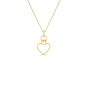 Roberto Coin 18K Yellow Gold Cialoma Collection Diamond Heart Necklace