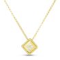 Roberto Coin 18K Yellow Gold Palazzo Ducale Diamond Pendant Necklace
