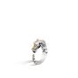 John Hardy Legends Naga Brushed Silver and 18K Gold Ring 