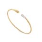 Marco Bicego Lucia 18K Yellow Gold and Diamond Kissing Cuff SB109 B YW Q6